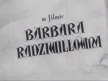 Barbara Radziwiłłówna 1936