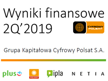 Cyfrowy Polsat wyniki Q2 2019