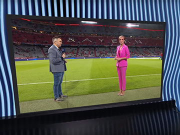Wirtualna podróż ze studia Polsat Sport na stadion w Monachium [wideo]