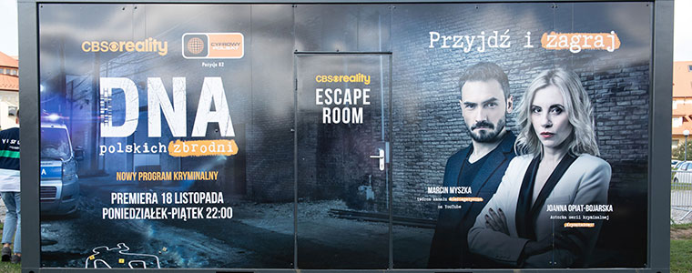 Escape Room Cyfrowy Polsat CBS Reality DNA polskich zbrodni 