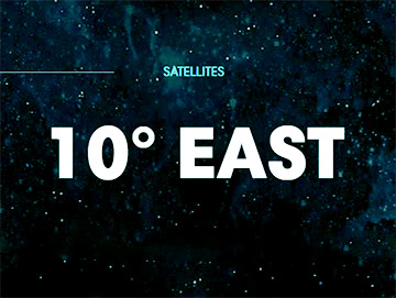 Eutelsat 10B na pozycji docelowej 10°E