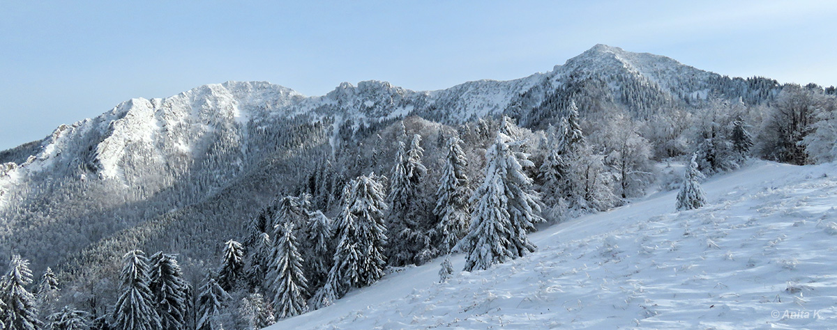 Mała Fatra: Suchý zimą - szlakiem ze Strečna
