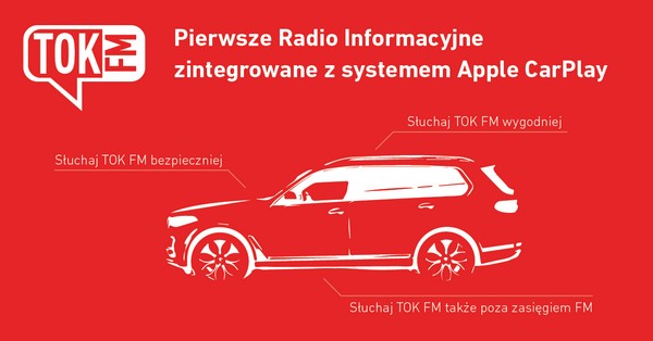 Włącz Radio Tok FM w samochodzie z Apple CarPlay, foto: Agora