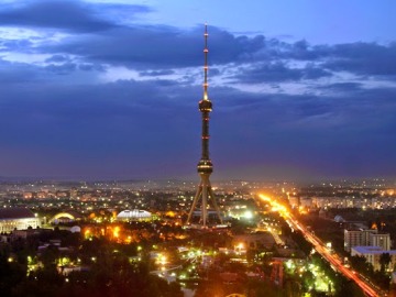 wieża telewizyjna Uzbekistan