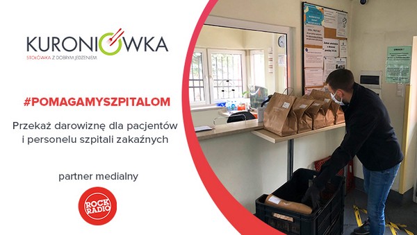 Rock Radio wspiera akcję „#pomagamyszpitalom!” Fundacji Kuroniówka i zbiórkę pieniędzy na posiłki dla personelu medycznego, foto: Agora