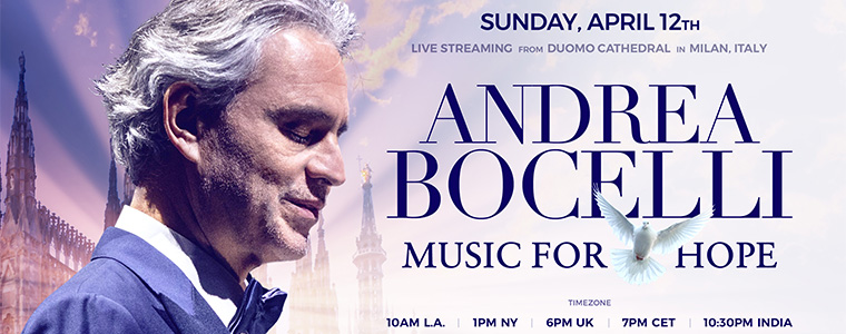 Andrea Bocelli koncert YouTube