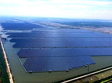 120 MW nawodna farma słoneczna w Chinach
