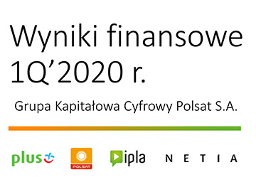 Cyfrowy Polsat wyniki I kw. 2020