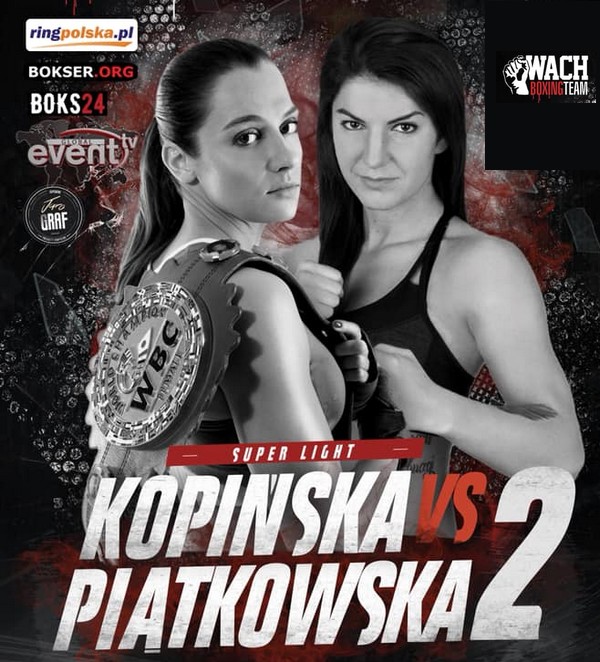 Podczas gali Wach Boxing (Pałac w Konarach Boxing Night) walczyć będą Ewa Piątkowska „Tygrysica” i Karina Kopińska, foto: Wach Boxing Team