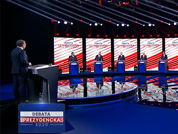 Jaka była oglądalność debaty prezydenckiej w TVP?
