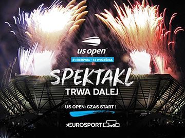 US Open od 31.08 na żywo tylko w Eurosporcie