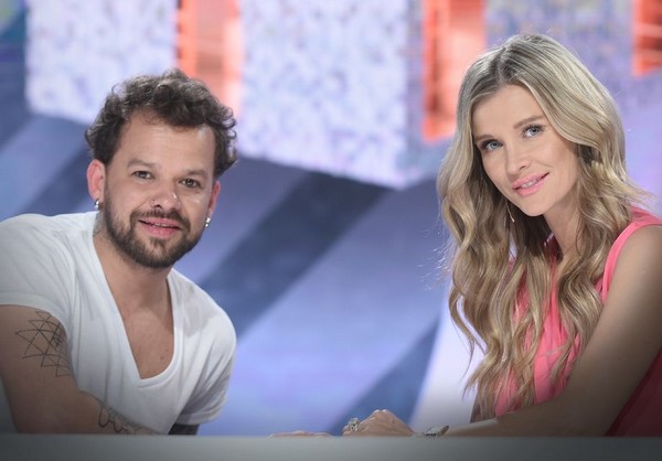 Michał Piróg i Joanna Krupa w programie „Top model”, foto: TVN Discovery