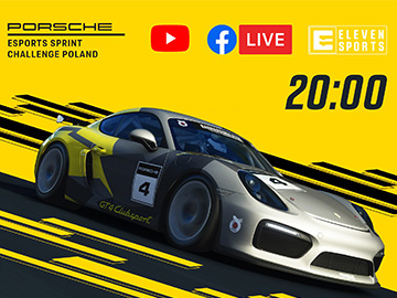 Porsche Esports Sprint Challenge Poland w Eleven Sports