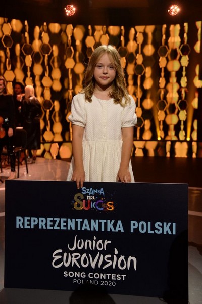 Alicja Tracz w programie „Szansa na sukces. Eurowizja Junior 2020”, foto: TVP