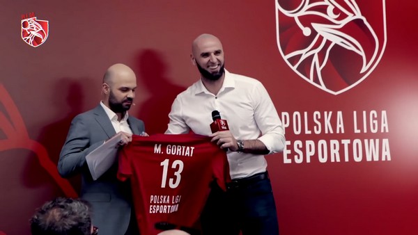 Paweł Kowalczyk i Marcin Gortat odpowiadają za Polską Ligę Esportową, foto: Cyfrowy Polsat