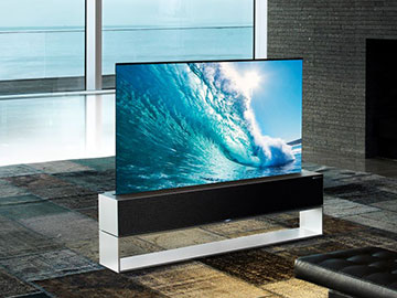 Debiut telewizora LG OLED ze zwijanym ekranem [wideo]