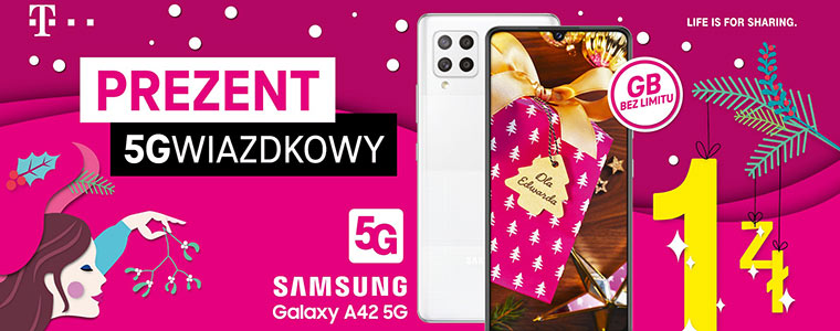 T-Mobile prezent 5-gwiazdkowy samsung galaxy a42 5g 760px.jpg