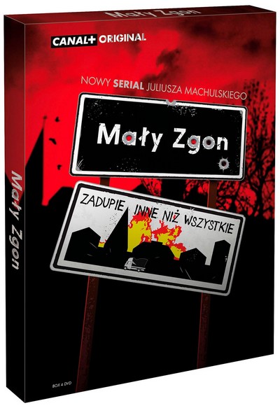 Okładka wydawnictwa z płytami DVD z serialem „Mały Zgon”, foto: Kino Świat