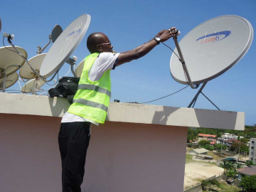 Anteny satelitarne w Afryce