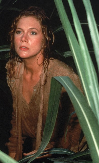 Kathleen Turner w filmie „Miłość, szmaragd i krokodyl”, foto: Twentieth Century Fox Film Corporation