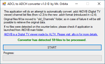 Konwerter list kanałów z AltDVB v2.3 do AltDVB v2.4 (ADCL na ADCH)