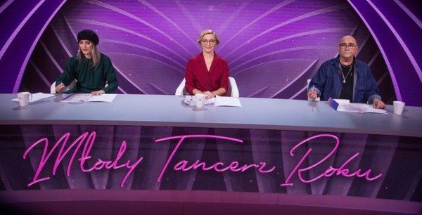 Iwona Pasińska, Aleksandra Dziurosz i Emil Wesołowski zasiedli w jury programu „Młody tancerz roku 2021”, foto: TVP