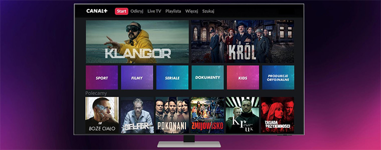 Canal+ online Samsung Smart TV Tizen