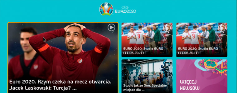 TVP aplikacja HbbTV Euro 2020