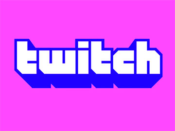 Twitch logo pink blue 360px