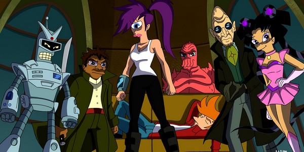 Bohaterowie serialu animowanego „Futurama”, foto: Fox Networks Group