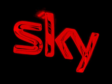 Платформа логотипа Sky Deutschland красного цвета 360px