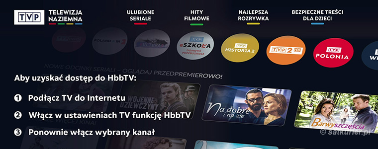 TVP Stream HEVC plansza
