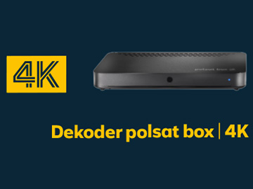 Polsat Box 4K z możliwością nagrywania na dysk