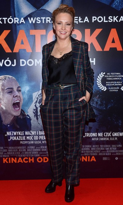 Barbara Kurzaj-Jonak na premierze filmu „Lokatorka”, foto: Jarosław Antoniak/Kino Świat