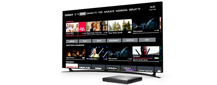 Canal+ 4K UltraBox+ nowe oprogramowanie 2021 ADB