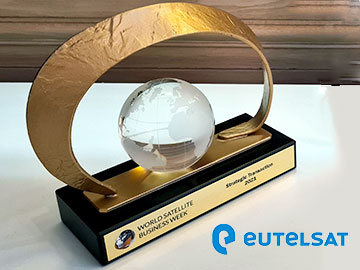 Eutelsat otrzymał nagrodę za inwestycję w OneWeb