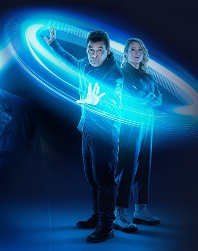Craig Charles i Sarah Cruddas w programie „UFO: wierzyć czy nie?”, foto: A+E Networks
