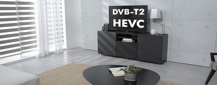 DVB-T2 HEVC salon telewizor