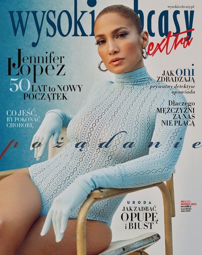 Jennifer Lopez „J.Lo” na okładce miesięcznika „Wysokie Obcasy Extra” - numer 3/2022, foto: Agora