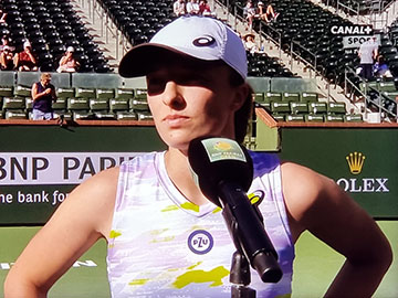 Finał WTA Indian Wells: Iga Świątek - Maria Sakkari