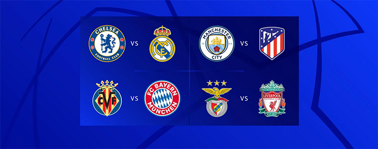 Liga Mistrzów UEFA Champions League ćwierćfinały