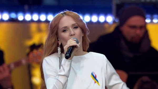 Julia Belei podczas koncertu „Chwała Ukrainie. Dzisiaj Ukraina jest kobietą”, foto: TVP