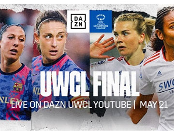 DAZN pokaże bezpłatnie finał Ligi Mistrzów UEFA Kobiet