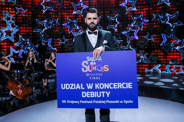 Wiktor Kowalski w programie „Szansa na sukces. Opole 2022”, foto: Natasza Młudzik