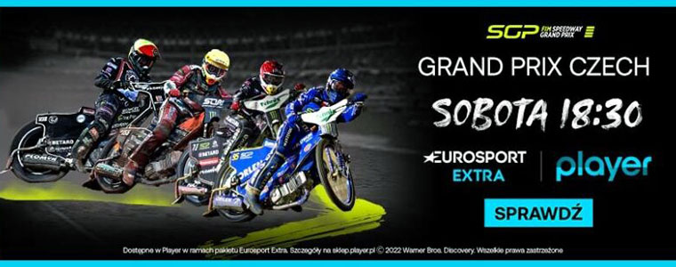 Speedway grand Prix Czech 2022 Eurosport Extra Player 760px
