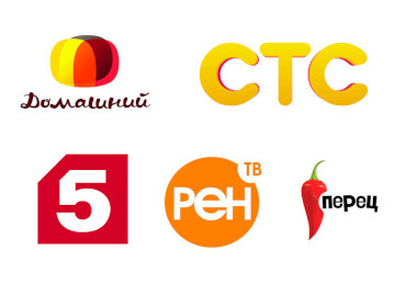 Domasznyj, STS, Piatyj, Ren TV i Perec TV