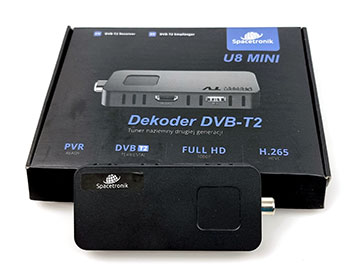 Odbiorniki DVB-T2: Spacetronik U8 Mini i U3 Mini