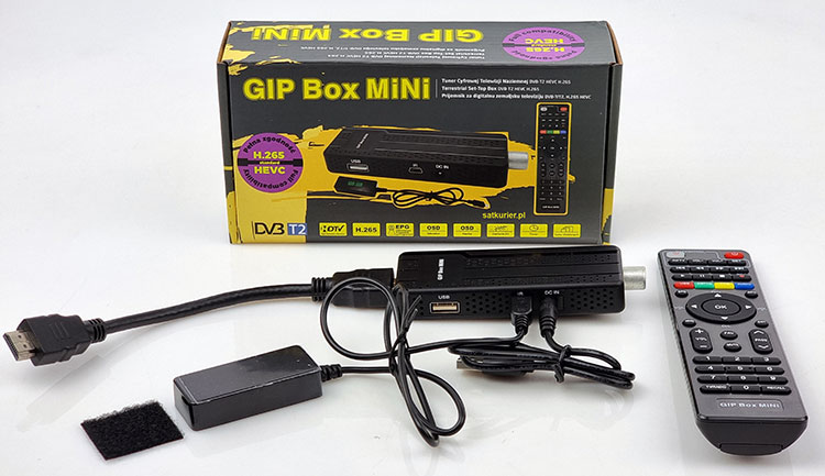 DVB-T2 / HEVC GIP Box MiNi mini receiver