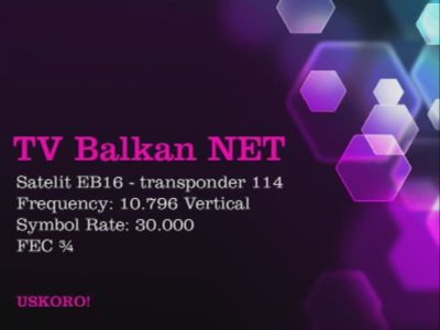 TV Balkan NET Infocard