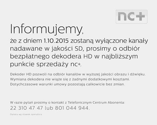 nc+ MPEG-4 Infocard